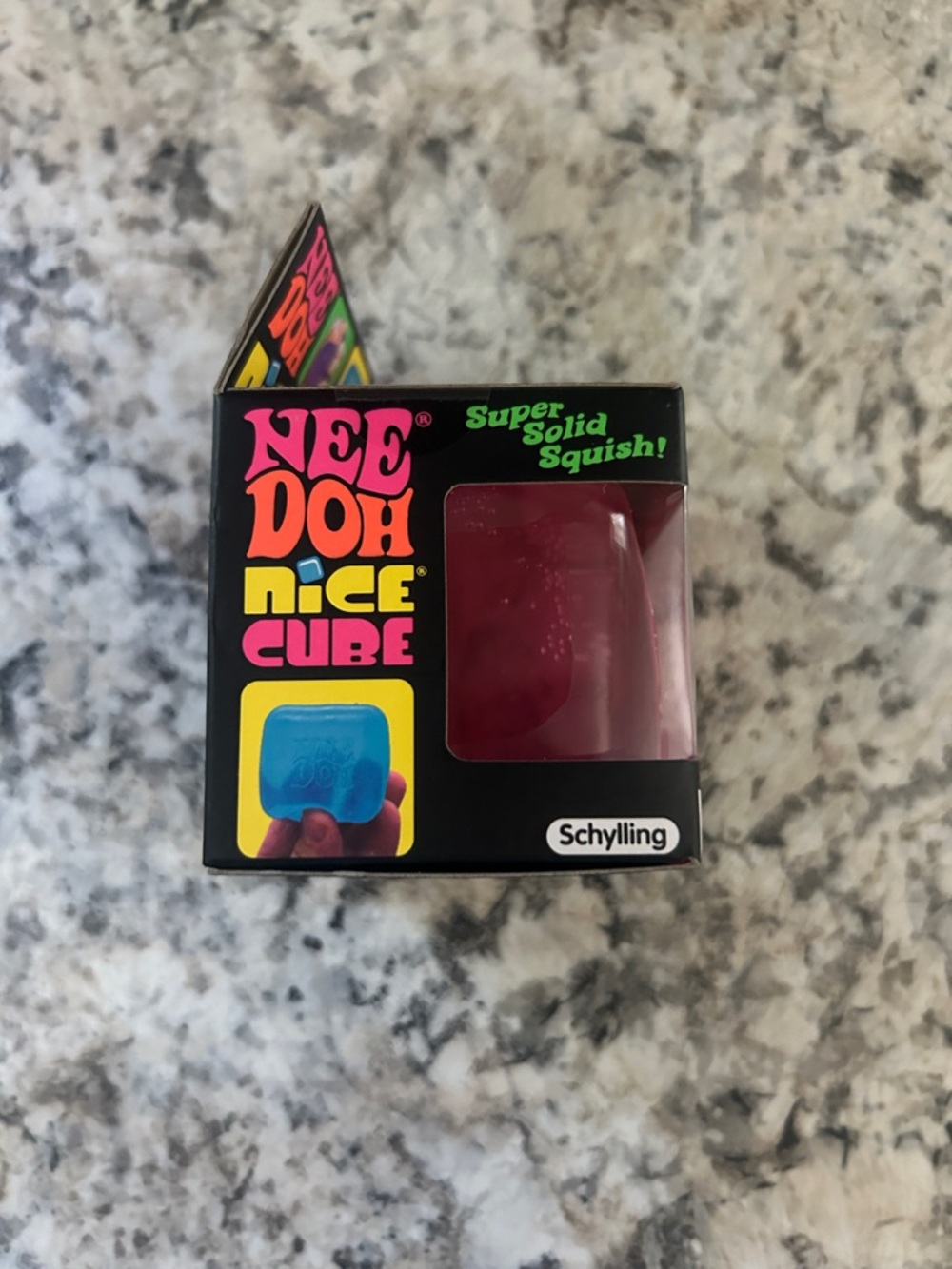 NeeDoh Nice Cube Pink Schylling Squishy Fidget Needoh Toy - Picture 5 of 6